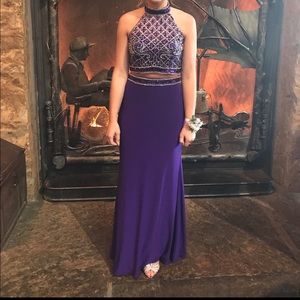 Blush Prom, Two-Piece, Size 2 Prom Dress